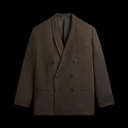 Kith Giorgio Armani & &Kin The Artist Virgin Wool Double-Breasted Jacket 'Kindling'