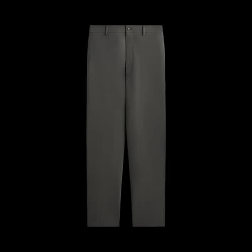 Kith Giorgio Armani & &Kin Milano Crepe Flat Front Trouser 'Dark Ash'