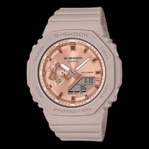 CASIO G-Shock Digital-Analog 'Pale Pink' (Women's)