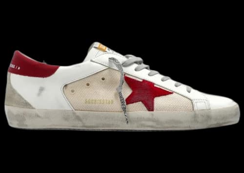 Golden Goose Super-Star White Red