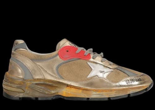 Golden Goose Dad-Star White Red Silver Grey