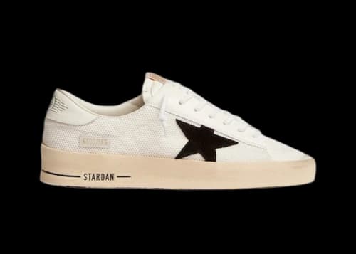 Golden Goose Stardan White Black
