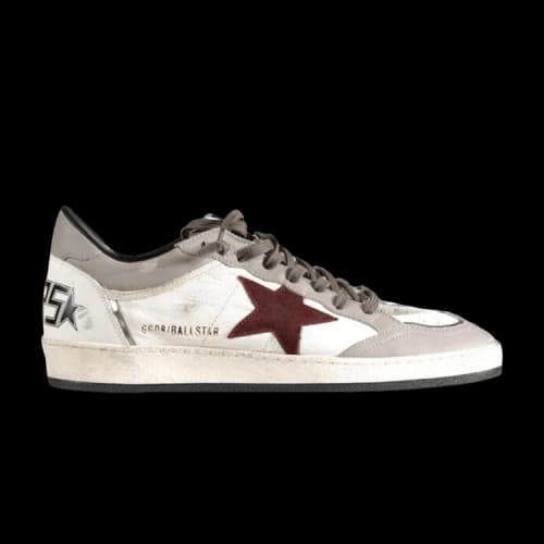 Golden Goose Ballstar 'Dove Bordeaux'