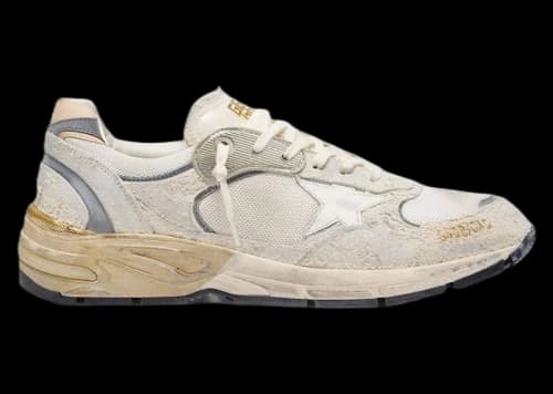 Golden Goose Dad-Star White Biege