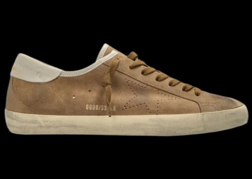 Golden Goose Super-Star Suede Tobacco Cream