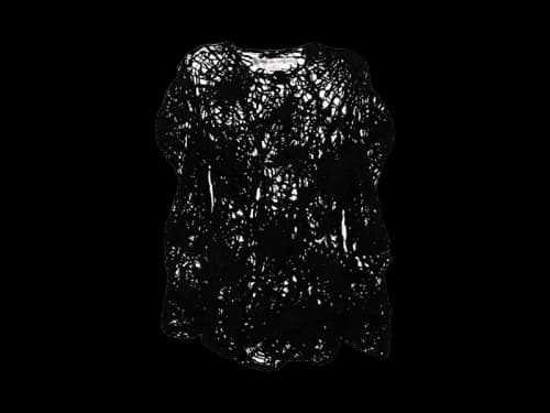 Comme des Garcons Hollow Carved Design Sweater Black