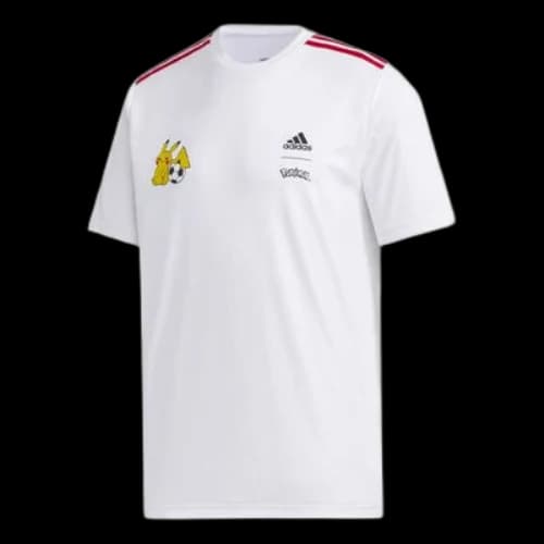 adidas x POKEMON Crossover M Pkmn Jrsy Printing Sports Round Neck Short Sleeve White