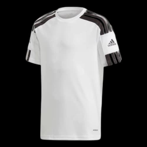(GS) adidas Squadra 21 Jersey Asia Sizing 'White Black'