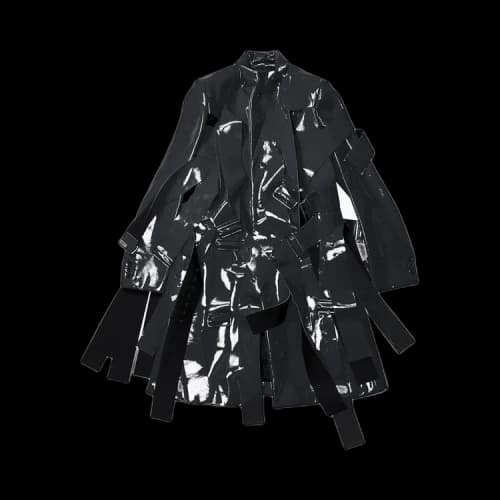 Comme des Garçons Rose Bondage Belted Jacket 'Black'