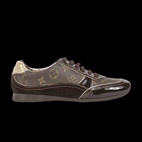 Louis Vuitton Monogram Patent Globe Trotter Low 'Brown'