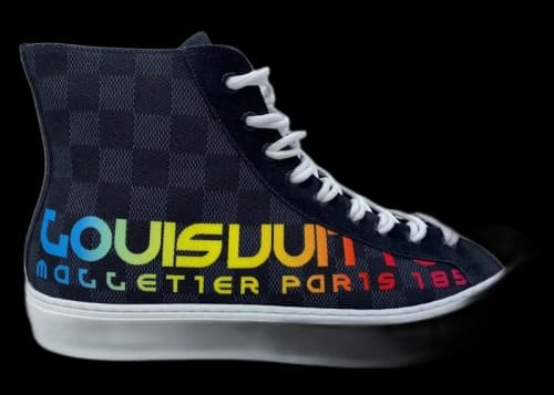 Louis Vuitton Tattoo Sneaker Boot Damier Cobalt