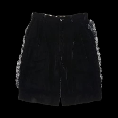 Comme des Garçons Velvet Shorts 'Black'