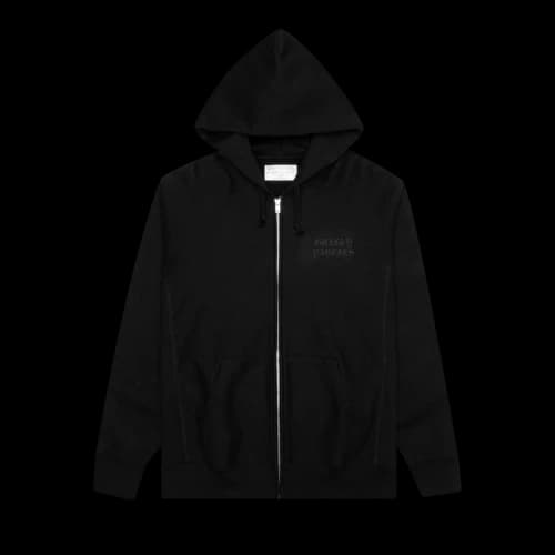 Wacko Maria Heavyweight Full Zip Hoodie Type 1 'Black'