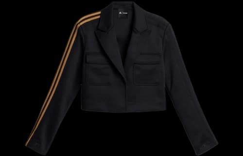 adidas x Ivy Park Suit Crop Jacket 'Black Gold' (Women's)