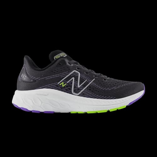 New Balance Fresh Foam X 860v13 Big Kid Wide 'Black Electric Indigo'