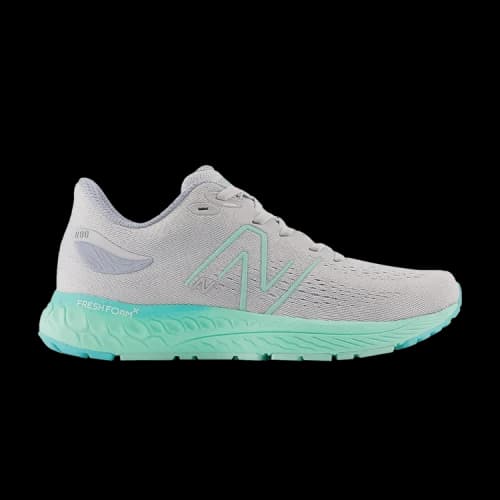 New Balance Fresh Foam X 880v12 Big Kid 'Light Aluminum Bright Mint'