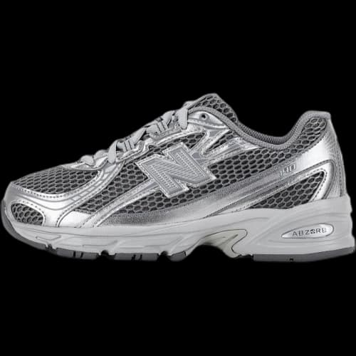 New Balance NB 740 Slip Resistant Abrasion Resistant Low top Kids Lifestyle Shoes Silver Teenagers