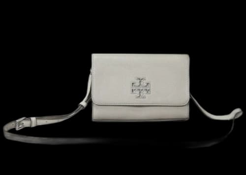 Tory Burch Britten Crossbody French Grey