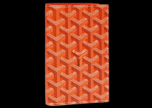 Goyard Grenelle Passport Cover Orange