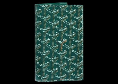 Goyard Grenelle Passport Cover Green