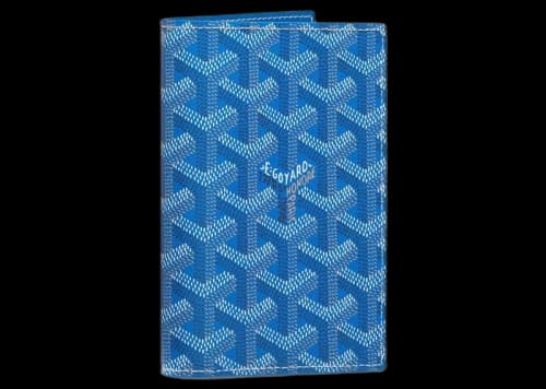 Goyard Grenelle Passport Cover Sky Blue