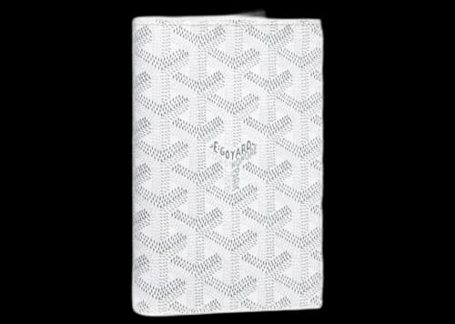 Goyard Grenelle Passport Cover White