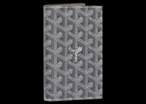 Goyard Grenelle Passport Cover Grey