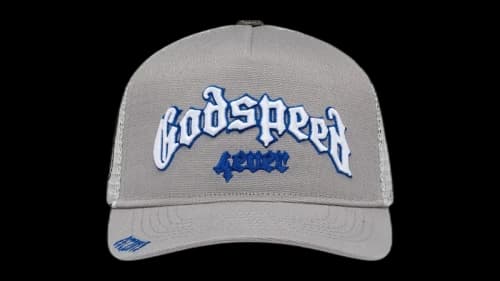 Godspeed Forever Trucker Hat Grey/Royal