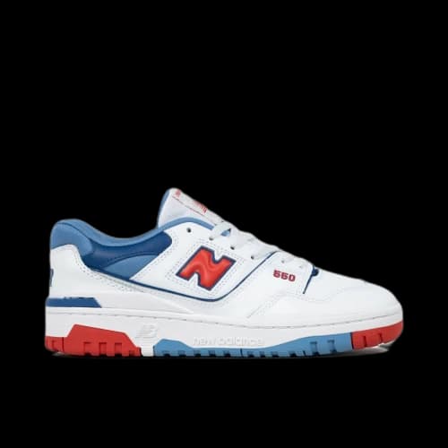 New Balance 550 White True Red GS