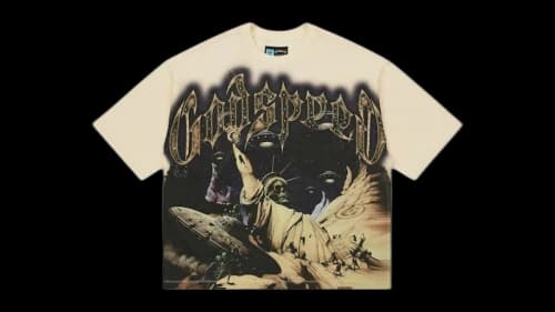 Godspeed The Landing T-shirt Bone