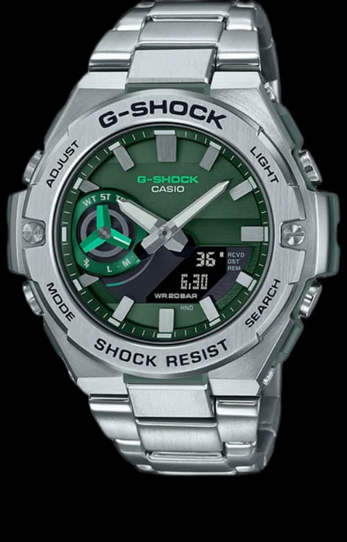 CASIO G-Shock G-Steel 'Silver Green'