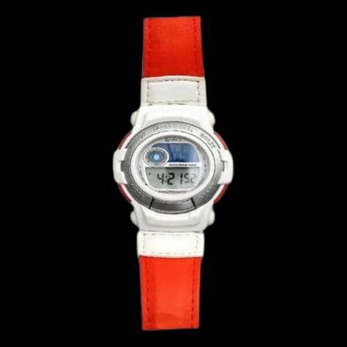 CASIO G-Shock Digital 'Silver Red'