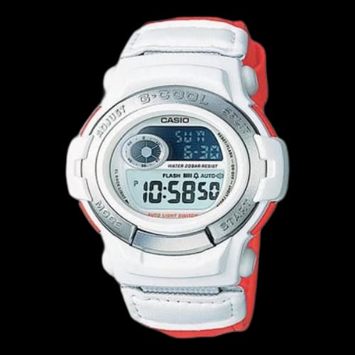 CASIO G-Shock Digital 'Silver Red'