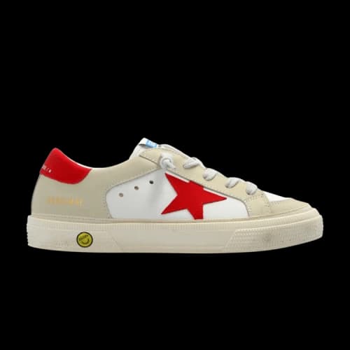 Golden Goose May Kids 'White Ice Red'