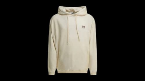 Golden Goose Unisex Star Hoodie White