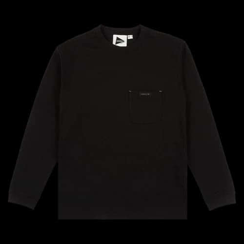 Gramicci Knit Backprint Long-Sleeve Tee 'Black'