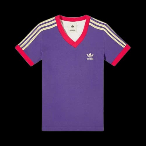 adidas x Wales Bonner 70s V-Neck Tee 'Unity Purple'
