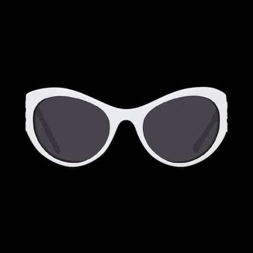 Givenchy Oval Sunglasses 'White'