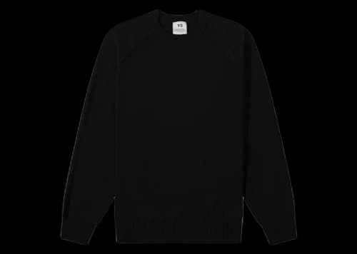 adidas Y-3 Adidas Classic Knit Crew Sweater Black