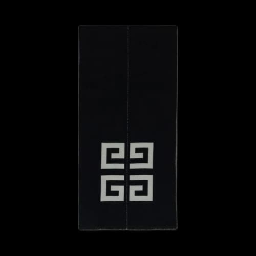Givenchy Split Logo Scarf Navy