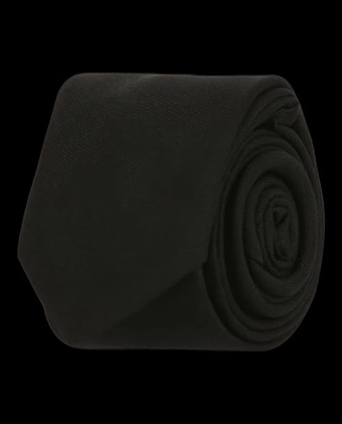 Givenchy Logo Printed Silk Tie Black
