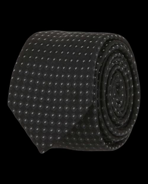 Givenchy Dot Patterned Silk Tie Grey