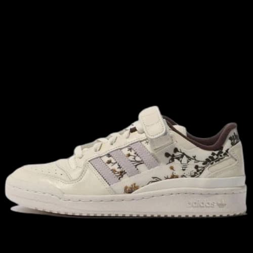 adidas originals Forum Low 'Creamwhite Light Purple Dark Green'