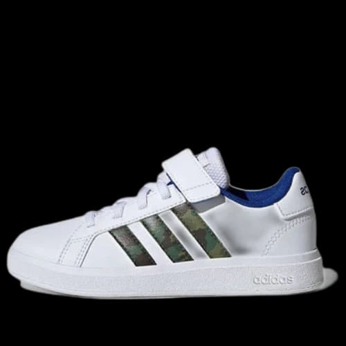 (GS) adidas Grand Court 2.0 'Cloud White Royal Blue'