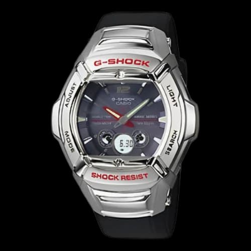 CASIO G-Shock Analog-Digital 'Black Silver'