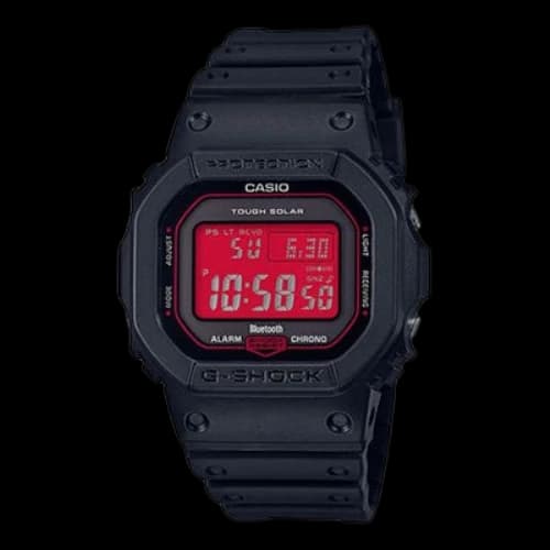 CASIO Digital 'Black Red'