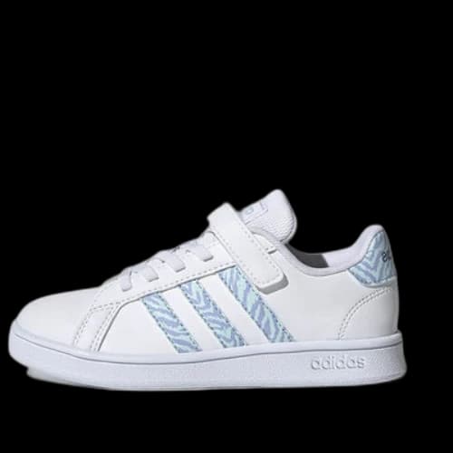 (PS) adidas neo Grand Court 'White Blue Purple'