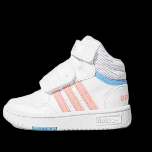 (TD) adidas Hoops Mid 'White Pink Blue'