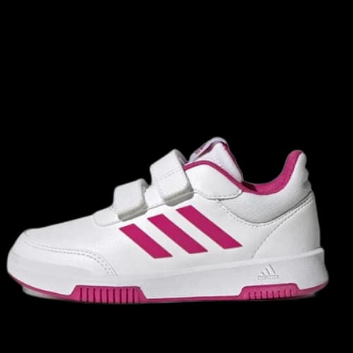 (GS) adidas Tensaur Hook and Loop 'White Team Real Magenta'