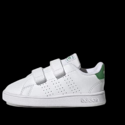 (TD) adidas Advantage Lifestyle Court Two Hook-and-Loop 'White Green'